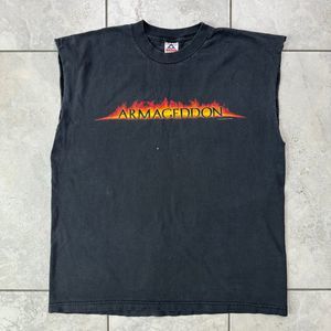 Vintage Armageddon Movie Promo Sleeveless Shirt Size XL